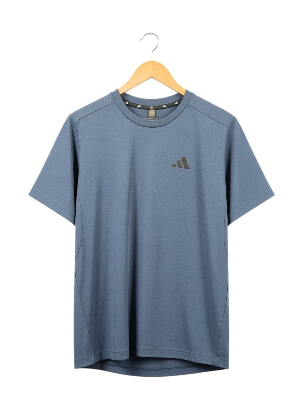 Adidas Performance Training Tee Blue Crew Neck Athletic Shirt Men's Small - Picture 2 of 6